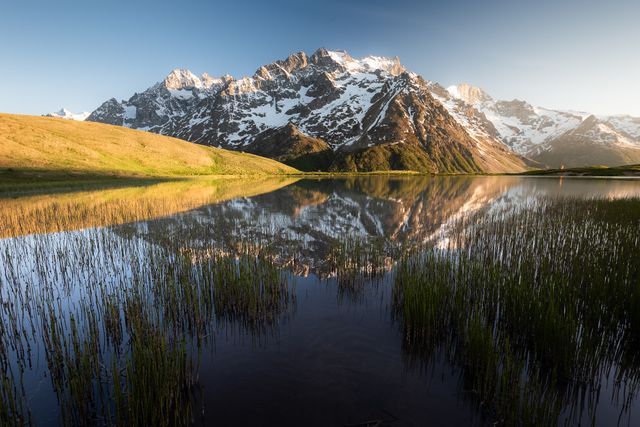 Au bord du lac du pontet